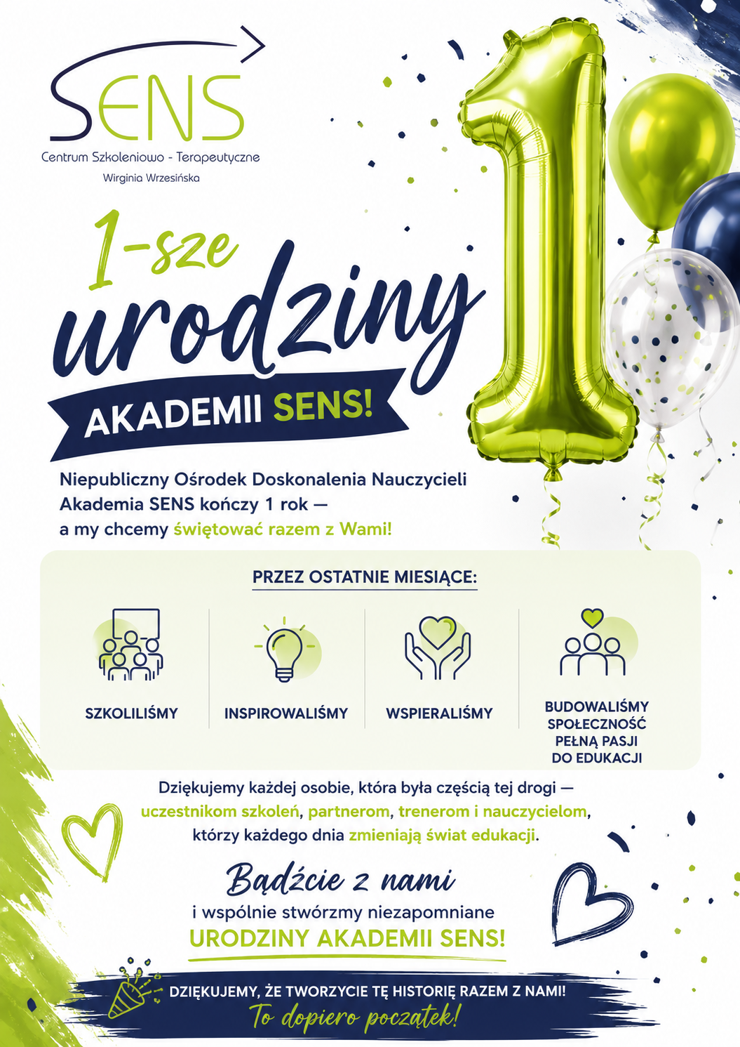 1 URODZINY NODN AKADEMIA SENS. WYJĄTKOWE PROMOCJE!